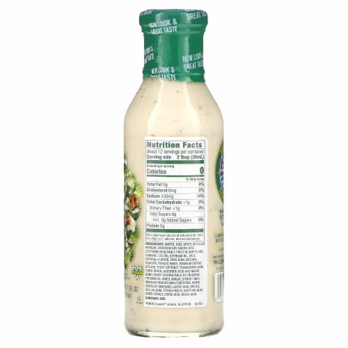 Walden Farms® Bac'n Ranch Salad Dressing Perspective: back