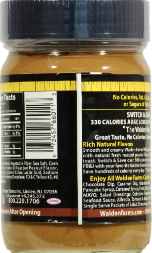 Walden Farms Whipped Peanut Spread Perspective: back