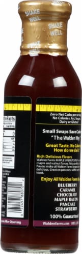 Walden Farms Maple Walnut Syrup Perspective: back