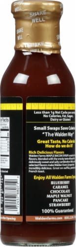 Walden Farms Maple Bacon Syrup Perspective: back