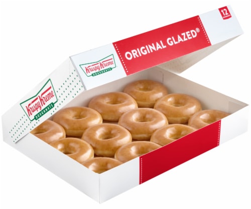 Krispy Kreme® Original Glazed® Doughnuts Perspective: back