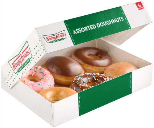 Krispy Kreme Assorted Doughnuts 6 Ct