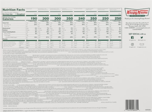 Krispy Kreme® Assorted Dozen Doughnuts Perspective: back