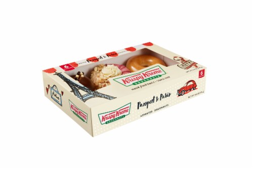 Krispy Kreme® Passport to Paris Assorted Doughnuts Perspective: back