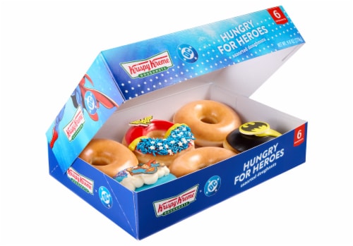 The DC Super Heros Assorted Doughnuts Collection Perspective: back