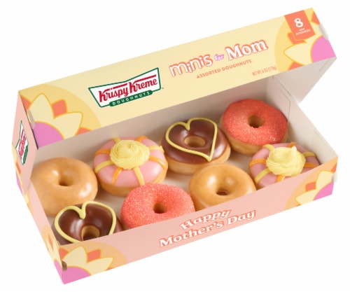 Minis for Mom Assorted Doughnuts Collection Perspective: back