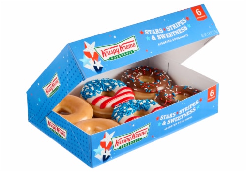July 4th Assorted Doughnuts Collection Perspective: back