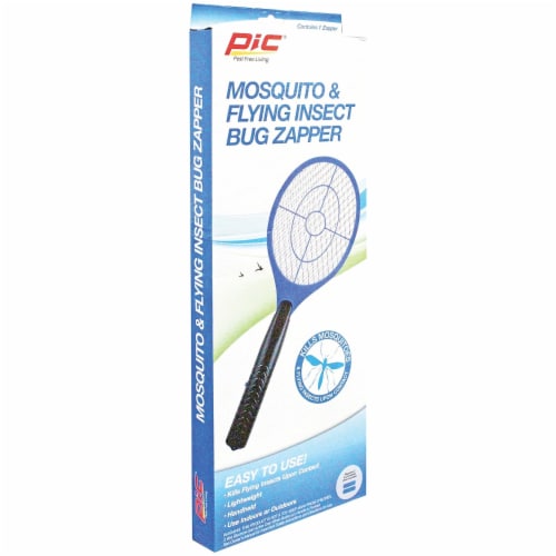 PIC ZAP RAK Handheld Electic Bug Zapper Racket (PCOZAPRAK) Perspective: back