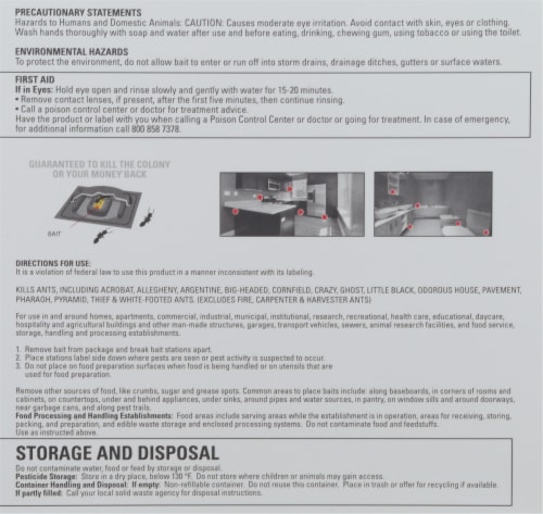 Ortho® Home Defense® Ant Bait Perspective: back