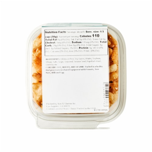 Torn & Glasser Rice Cracker Mix Perspective: back