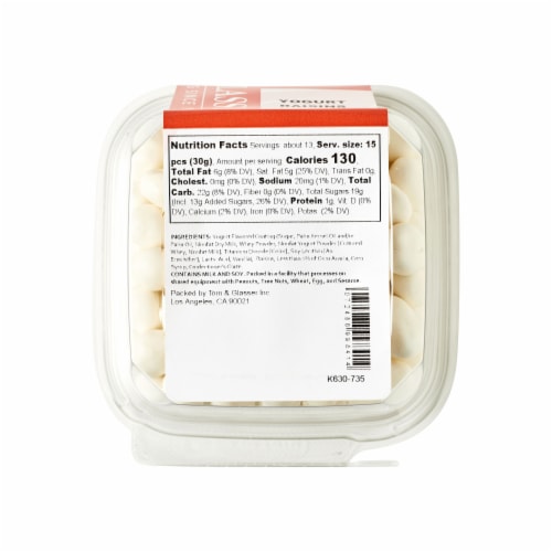 Torn & Glasser Yogurt Raisins Perspective: back