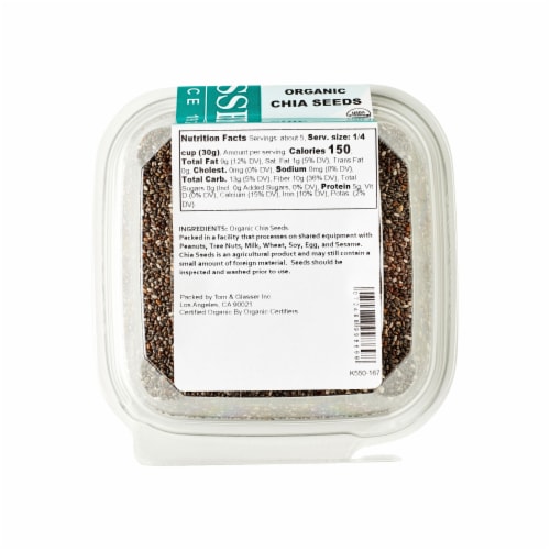 Torn & Glasser Organic Chia Seeds Perspective: back