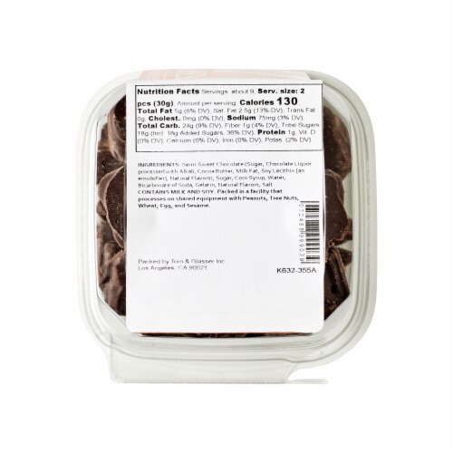 Torn & Glasser Dark Chocolate Honeycomb Perspective: back
