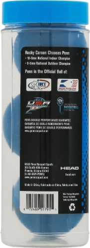 Penn Racquetball Balls - Ultra-Blue Perspective: back