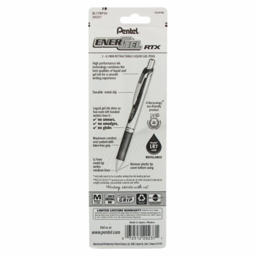 Pentel® EnerGel Pen - Violet Perspective: back