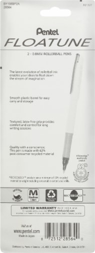 Pentel Floatune Rollerball Pen - Black Perspective: back