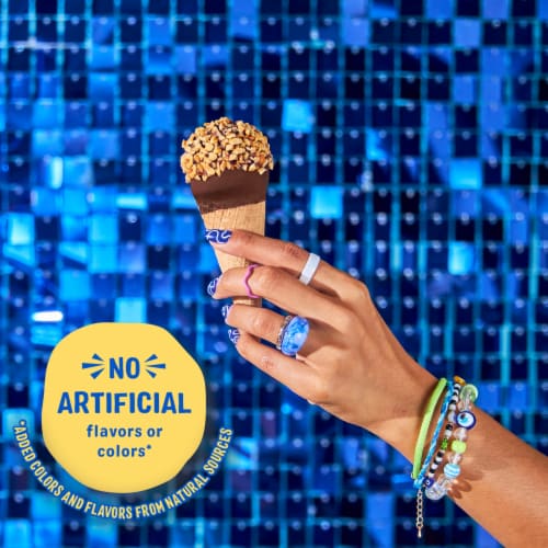Nestle Drumstick Chocolate/Vanilla Caramel/Vanilla Frozen Dairy Dessert Cones Variety Pack Perspective: back