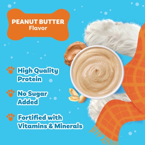Purina Frosty Paws Peanut Butter Flavor Frozen Dog Treats, 4 Ct Perspective: back