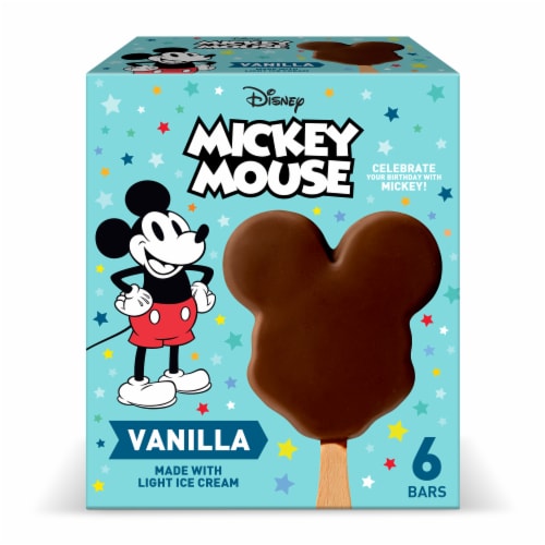 Disney Mickey Mouse Light Ice Cream Bars, 6 Count Perspective: back