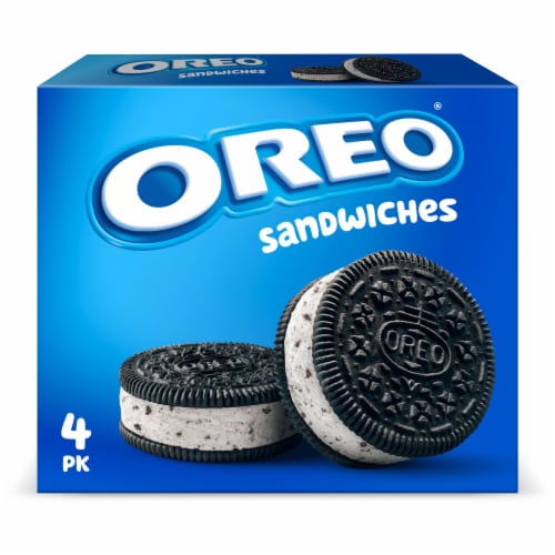 Oreo® Ice Cream Sandwiches Perspective: back