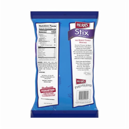 Herr's Pretzels Stix Perspective: back