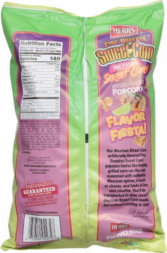 Herr's® Fire Roasted Sweet Corn® Mexican Street Corn Flavored Popcorn Perspective: back