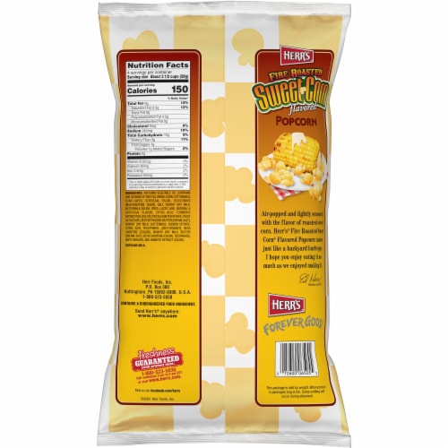 Herr's® Fire Roasted Sweet Corn Popcorn Perspective: back
