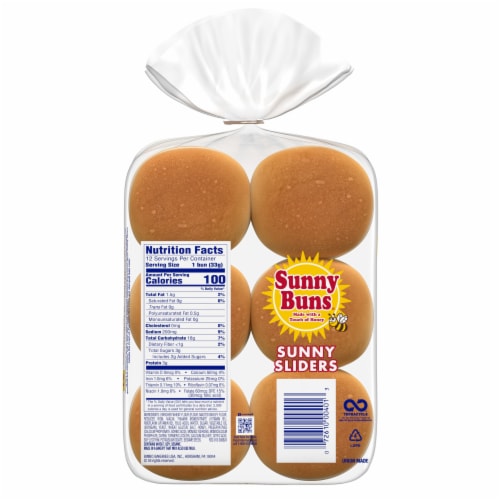 Heiner's® Sunny Buns® Enriched Buns Perspective: back