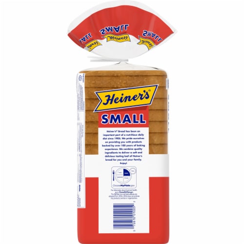 Heiner's® Small Round Top White Bread Perspective: back