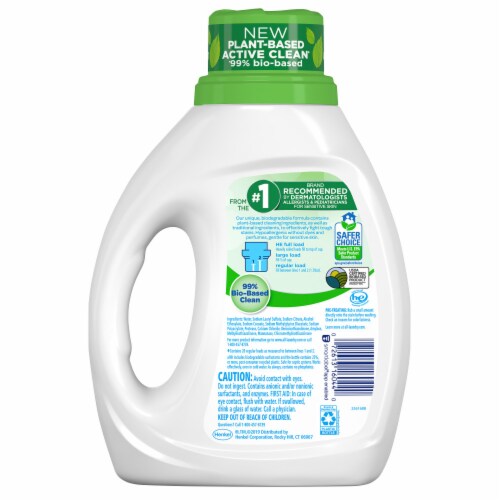 All With Stainlifters Free & Clear Liquid Laundry Detergent Perspective: back