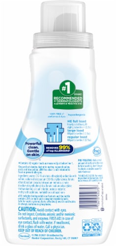All® with Stainlifters Free & Clear Small & Mighty Liquid Laundry Detergent Perspective: back
