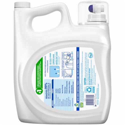 All® Free Clear Original Unscented Liquid Laundry Detergent Perspective: back