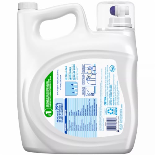 All® Free Clear Advanced Oxi Unscented Liquid Laundry Detergent Perspective: back