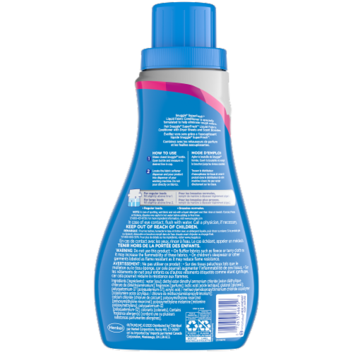 Snuggle® Plus Super Fresh Spring Burst Liquid Fabric Softener Perspective: back