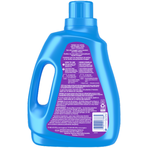 Snuggle® Lavender & Vanilla Orchid™ Fabric Conditioner Perspective: back