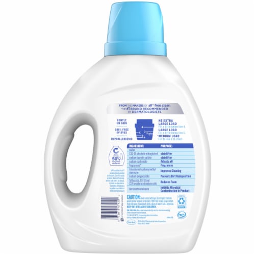 All® Sensitive Fresh™ Spring Breeze Liquid Detergent Perspective: back