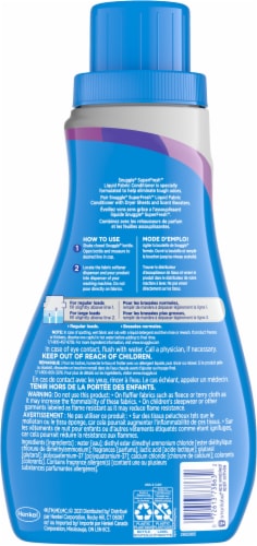 Snuggle® Plus SuperFresh Violet Breeze Liquid Fabric Softener Perspective: back