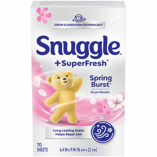 Snuggle® SuperFresh™ Spring Burst Dryer Sheets Perspective: back
