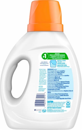 All With Stainlifters Free & Clear Liquid Laundry Detergent Perspective: back