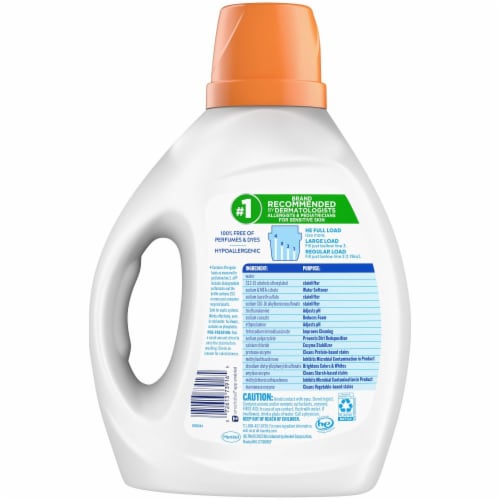All® With Stainlifters Free Clear Oxi Laundry Detergent Perspective: back