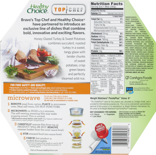Healthy Choice Top Chef Turkey & Sweet Potato Perspective: back