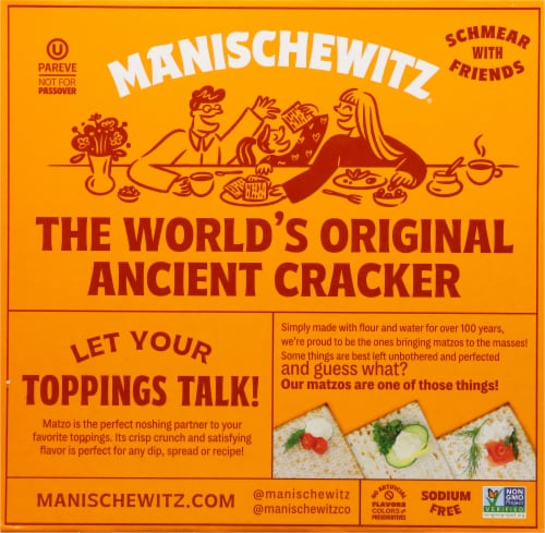 Manischewitz® Whole Wheat Matzos Perspective: back