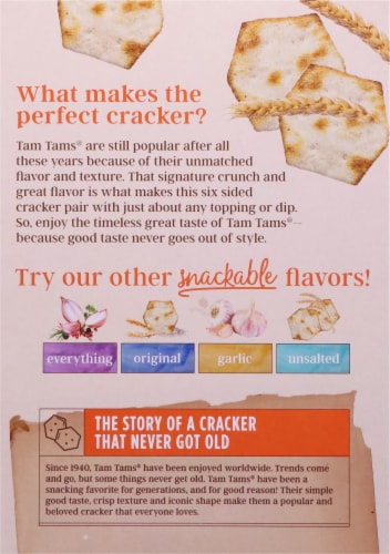 Manischewitz Onion Tam Tam® Perspective: back
