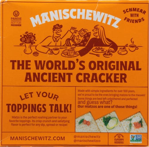 Manischewitz® Egg & Onion Matzos Perspective: back