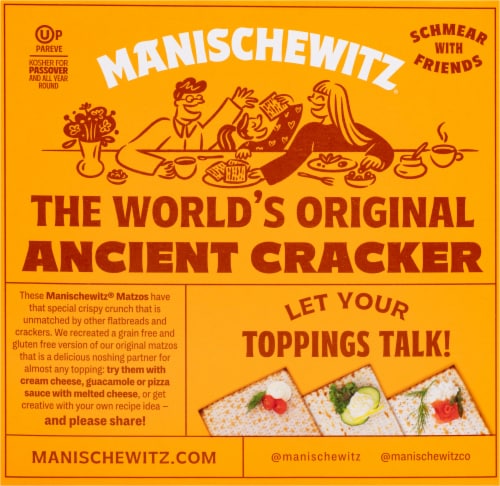 Manischewitz Gluten Free Matzo Style Squares Perspective: back