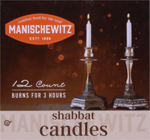 Manischewitz® Shabbat Candles Perspective: back