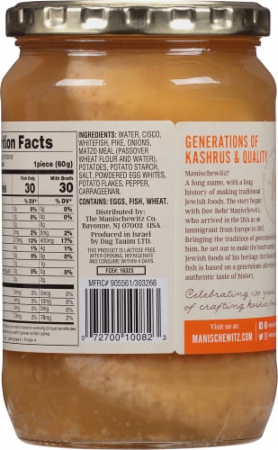 Manischewitz® White Fish & Pike in Jelled Broth Perspective: back