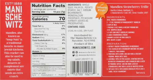 Manischewitz® Mandlen Soup Nuts Perspective: back