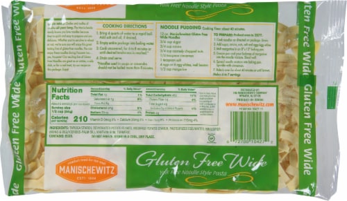 Manischewitz® Passover Gold Wide Egg Noodles Perspective: back