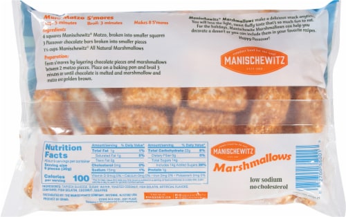Manischewitz® Toasted Coconut Marshmallows Perspective: back